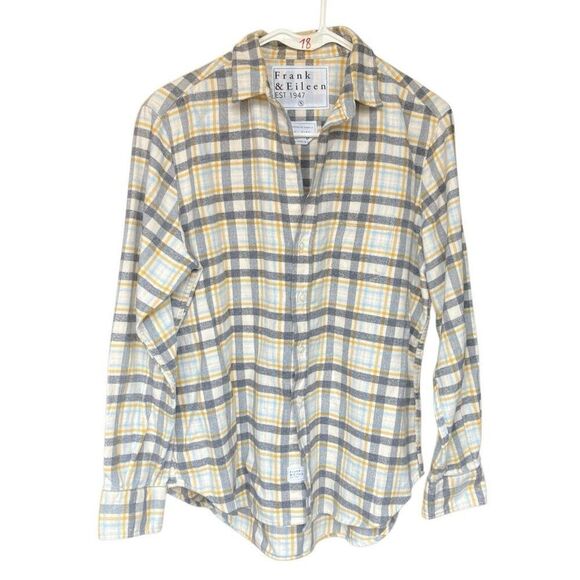 Frank & Eileen Tops - Frank & Eileen Plaid Pocket Flannel 100% Cotton Womens Small #780